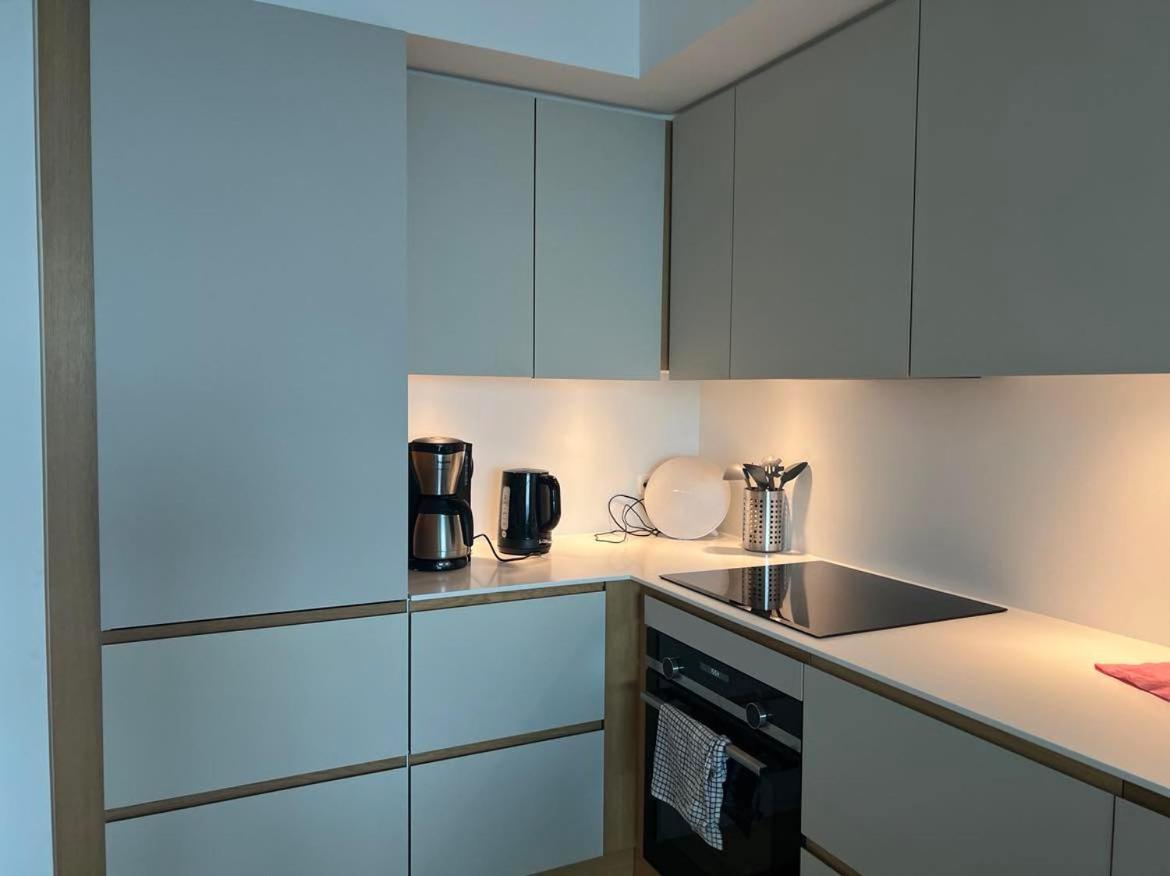 26-Etage Lejlighed Med Utrolig Havudsigt Århus المظهر الخارجي الصورة