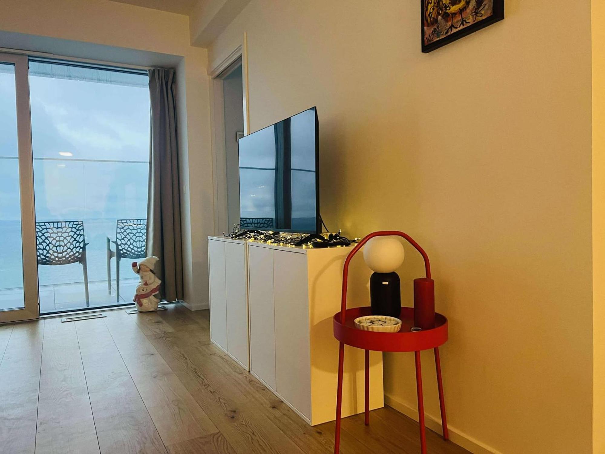 26-Etage Lejlighed Med Utrolig Havudsigt Århus المظهر الخارجي الصورة